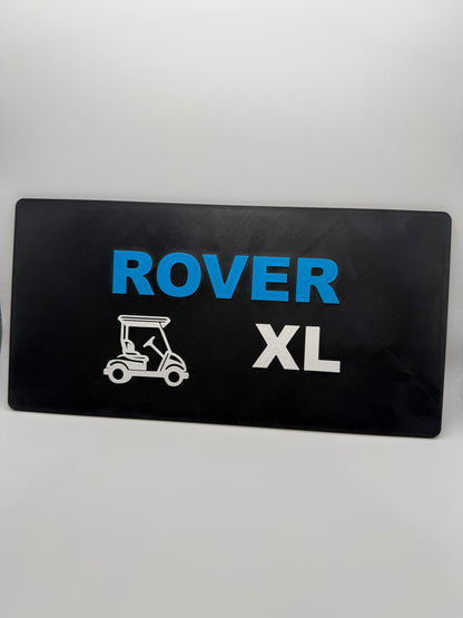 Golf Cart Vanity Plate Kit